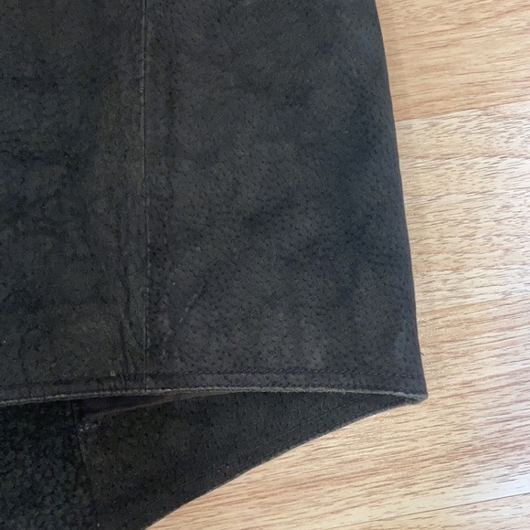 Men’s Authentic NRA Distressed Black Suede Leather Conceal Carry Vest Size M - Picture 16 of 16